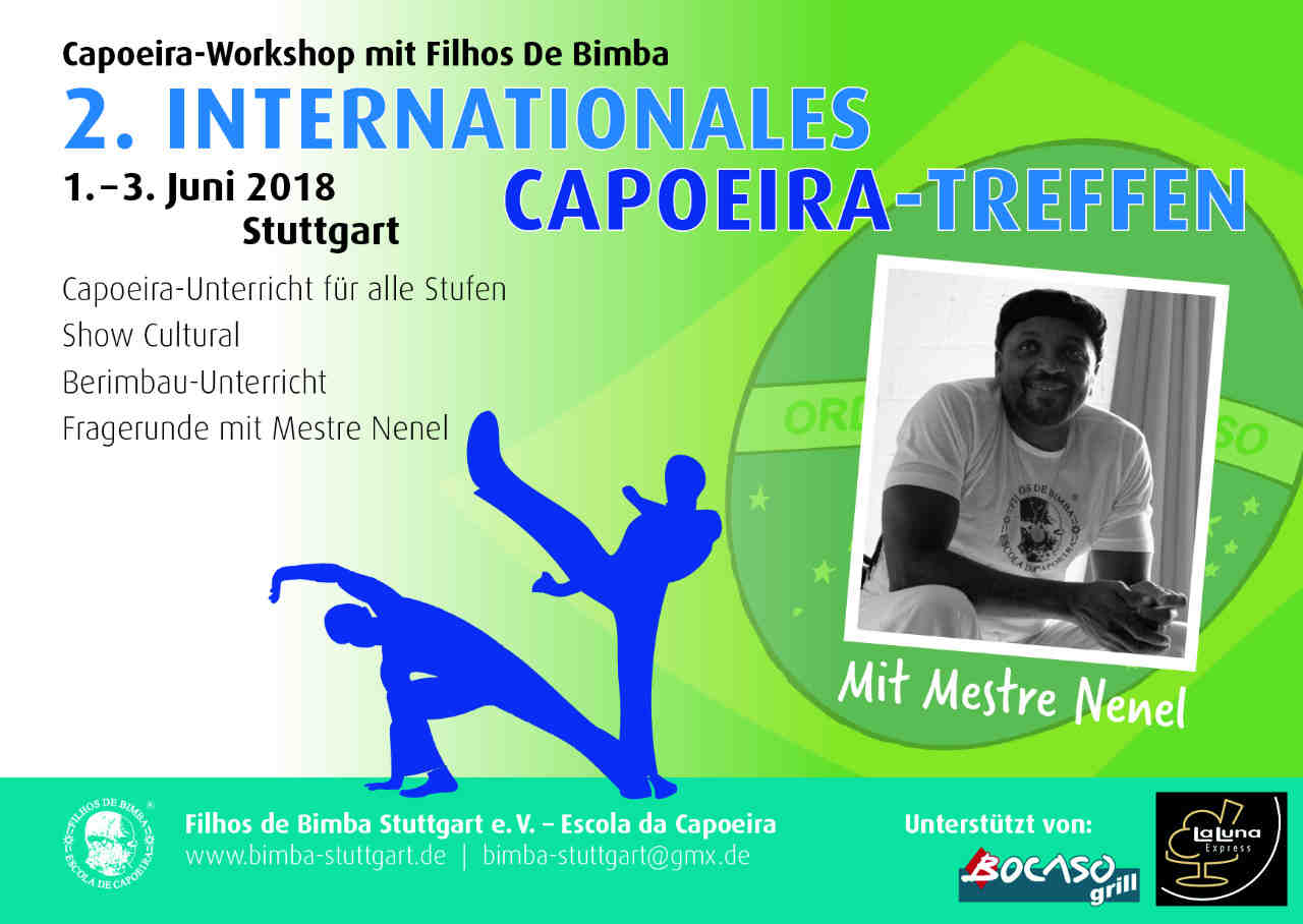 Zweites internationales Capoeira-Treffen in Stuttgart